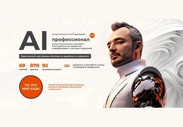Дамир Халилов AI-профессионал 2.0. Пакет Standart 2024 слив