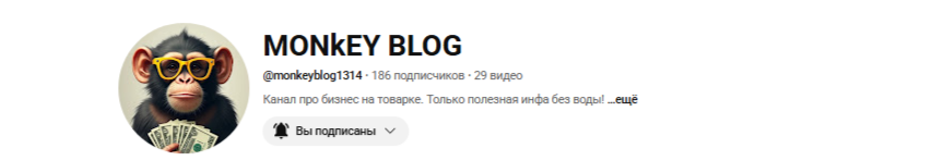 Monkey Blog Заработок на рекламе и партнерках YouTube + Telegram 2025 слив курса