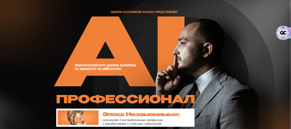 Дамир Халилов AI-профессионал 4.0. Пакет Premium 2025 слив курса