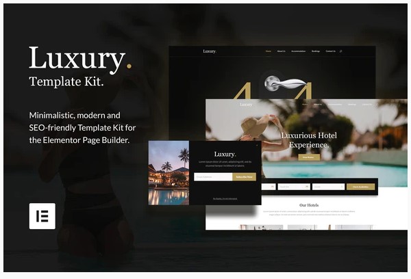 Themeforest Luxury - Hotel & Resorts Template Kit слив курса