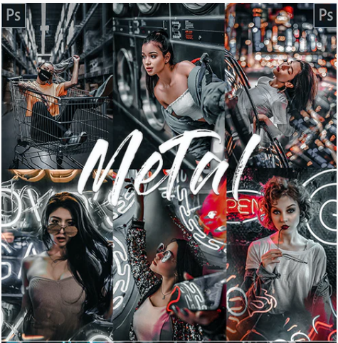 Graphicriver Moody Metal - Exclusive Actions Photoshop 2020 слив курса
