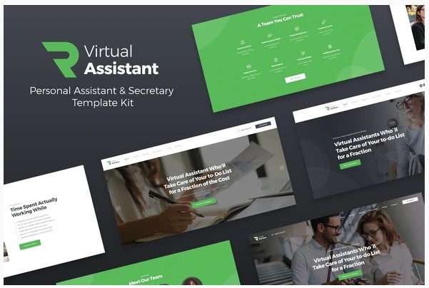 Themeforest Revirta - Virtual Assistant Business Template Kit слив курса
