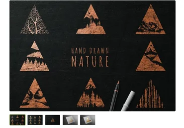 Creativemarket Hand Drawn Nature 2020 слив