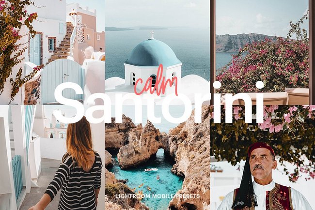 Creativemarket Lightroom Preset-Santorini calm 2020 слив курса