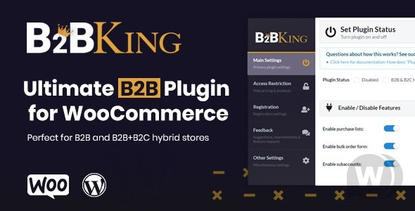 CodeCanyon B2BKing v2.5.0 - плагин WooCommerce для B2B и оптовой торговли слив курса