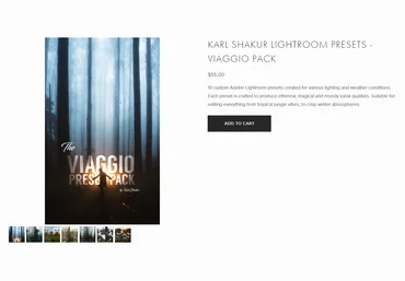 Karl Shakur Lightroom Presets - Viaggio Pack 2020 слив
