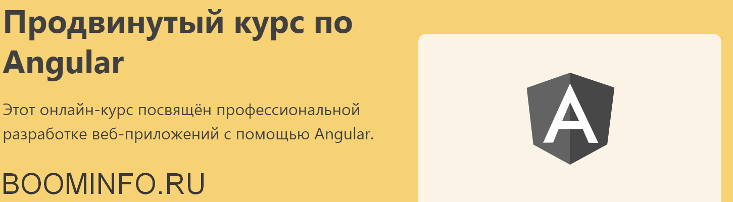 Продвинутый курс по Angular 2018 слив курса