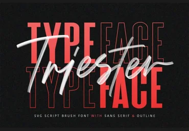 Creativefabrica Triester Font 2021 слив