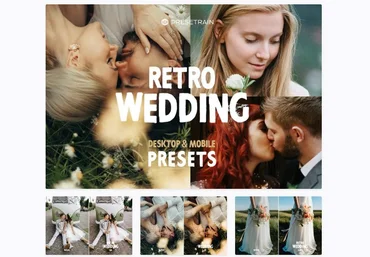 Elements.Envato Retro Wedding Lightroom Presets Ретро свадебные пресеты Lightroom 2021 слив