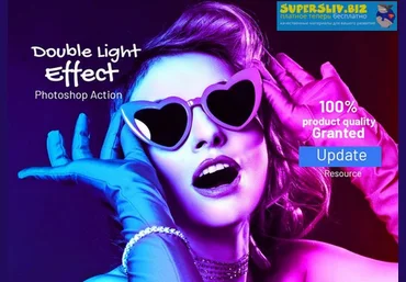 Creativemarket Double Light Effect слив