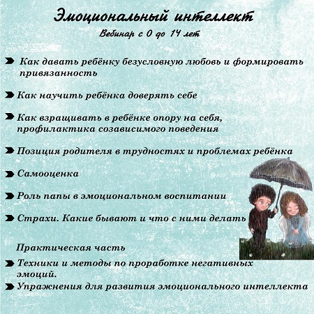 Ирина Стукалова Эмоциональный интеллект. Вебинар с 0 до 14 лет 2022 слив курса