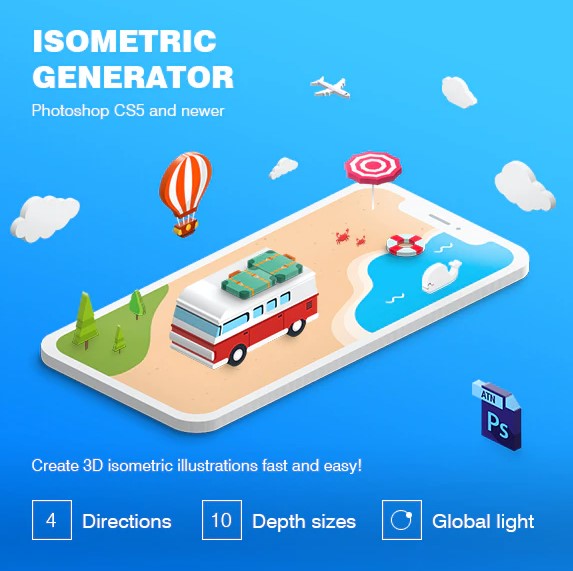 Graphicriver Isometric Generator слив курса