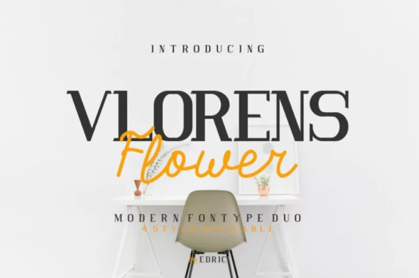 Fontbundles Vlorens Flower Font 2022 слив курса