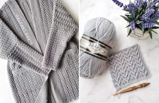 Елена Лапотько knits.elena.l Кардиган Braid 2022 слив курса