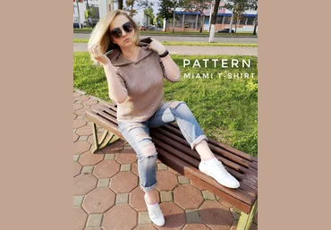 Инна Скробова Футболка с капюшоном «Miami T-Shirt» 2020 слив
