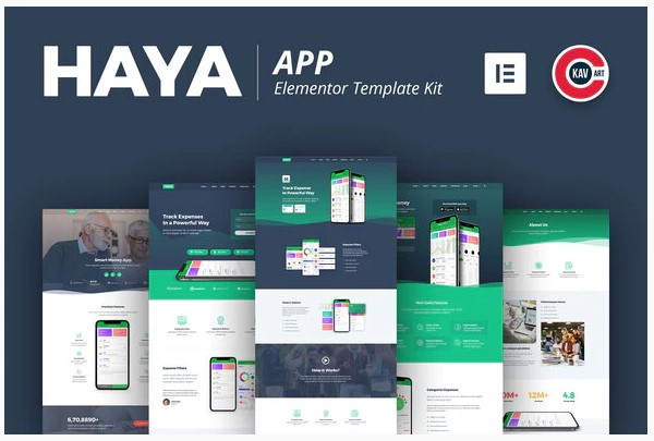 Themeforest Haya - App Template Kit слив курса