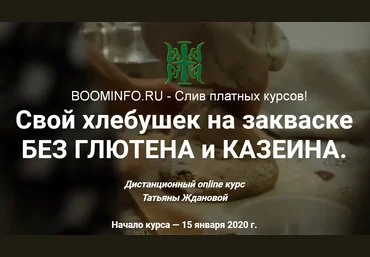 Татьяна Жданова Хлеб на закваске без глютена и без дрожжей 2020 слив