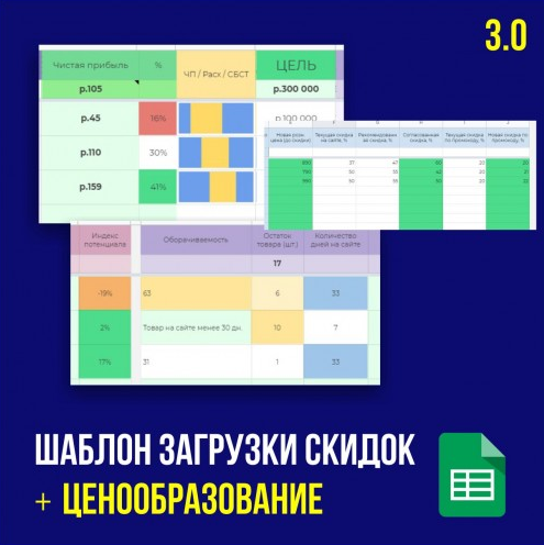 Иван Калин Таблицы по аналитике маркетплейсов 2021 слив курса