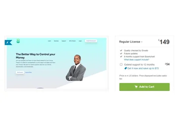 CodeCanyon Fintech 3.0.0 - платформа финансовых решений слив