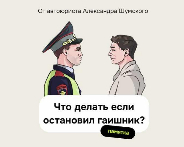 Александр Шумский Памятка Что делать, если остановил гаишник? 2023 слив курса