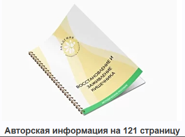 Ольга Евдокимова Методичка по снятию воспаления и заживлению слизистой кишечника 2022 слив курса