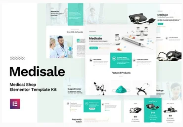 Themeforest Medisale - Medical Shop Elementor Template Kit слив