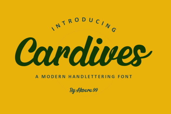 Creativefabrica Cardives Font слив курса