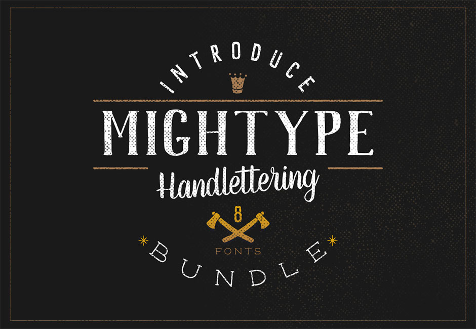 Envato Elements Шрифт MIghtype FontPack слив курса