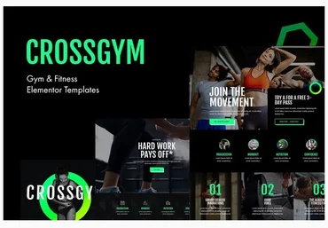 Themeforest CrossGym - Gym & Fitness Elementor Template Kit слив