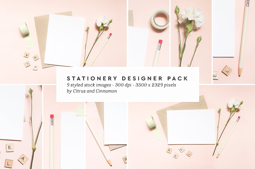 Styled Card Mockup #WF01 - CreativeMarket 2018 слив курса