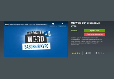 skill.im MS Word 2016: базовый курс слив