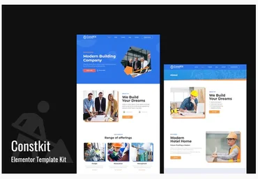Themeforest Constkit - Construction and Industrial Elementor Template слив