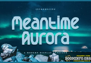 Creativefabrica Meantime Aurora Font слив