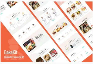 Themeforest Bakekit - Food and Cake Elementor Template скачать слив