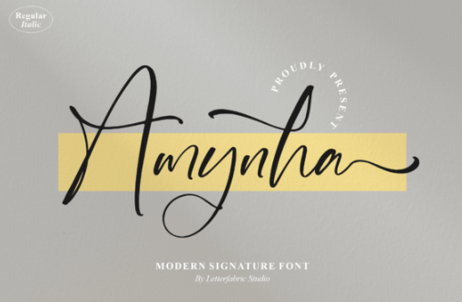 Creativefabrica Amynha Font 2022 слив курса