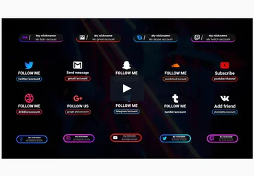 VideoHive Social Media Lower Third Big Pack || After Effects 2021 слив