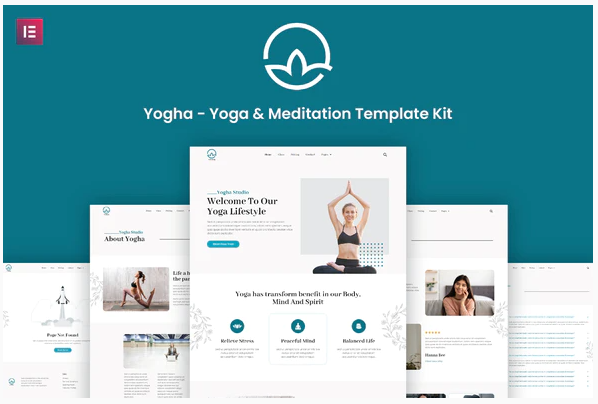 Themeforest Yogha - Yoga & Meditation Elementor Template Kit слив курса