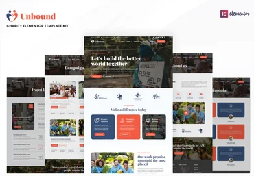 Themeforest Unbound - Charity & Nonprofit Elementor Template Kit скачать слив