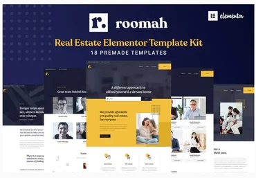 Themeforest Roomah - Real Estate Agent Elementor Template Kit слив