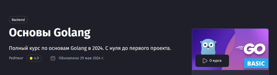 Антон Ларичев Purpleschool Основы Go. Тариф Без наставника 2024 слив курса