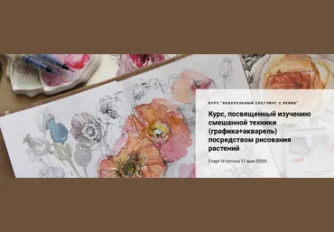 Renne Studio Курс «Акварельный скетчинг с Renne» 2022 слив