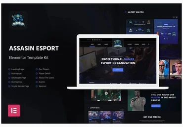 Themeforest Assasin | eSport & Gaming Elementor Template Kit слив