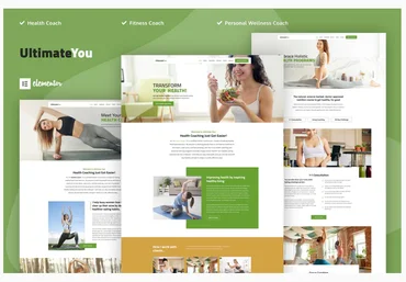 Themeforest UltimateYou - Health Coach Elementor Template Kit скачать слив