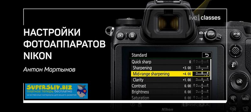Антон Мартынов Настройки фотоаппаратов Nikon 2019 слив курса