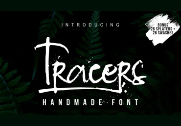 Fontbundles Tracers - Handmade Script Font слив