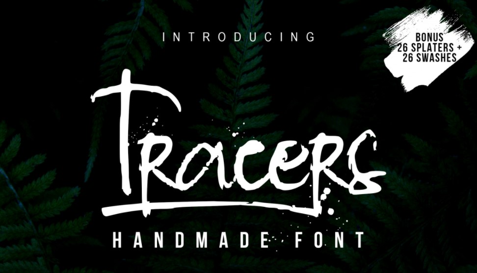 Fontbundles Tracers - Handmade Script Font слив курса