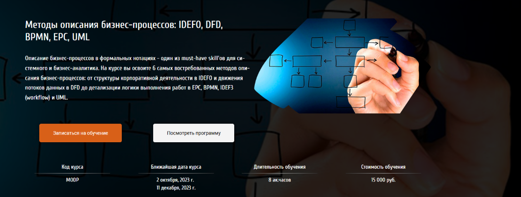 Анна Вичуговаbabok-school.ru Методы описания бизнес-процессов: IDEF0, DFD, BPMN, EPC, UML 2023 слив курса