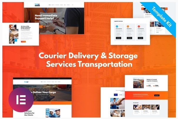 Themeforest Kargo - Delivery & Storage Template Kit слив курса