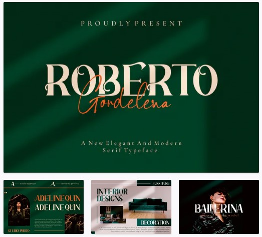 Elements.Envato Roberto & Gordelena Signature Font 2021 слив курса