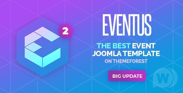 Themeforest Eventus v2.0.0 - адаптивный шаблон событий Joomla слив курса